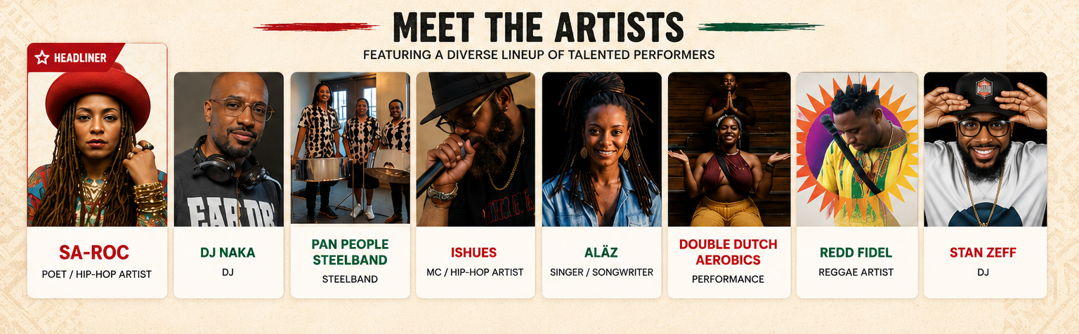 Meet the Artists - Featuring a diverse lineup of talented performers