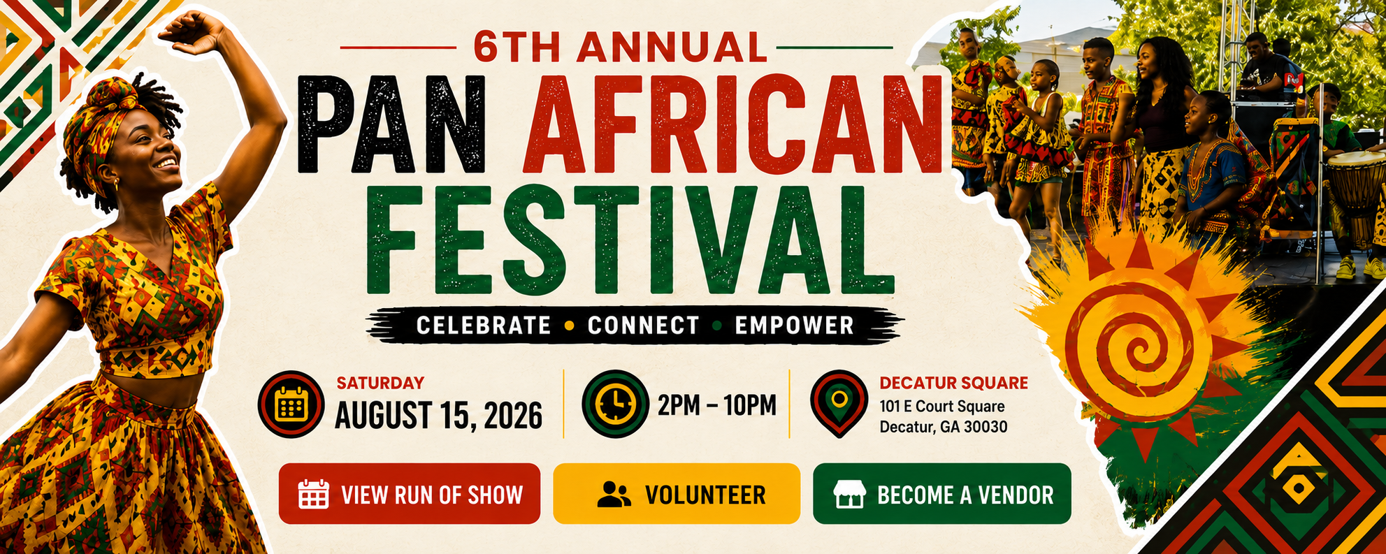 6th Annual Pan African Festival in Decatur, GA